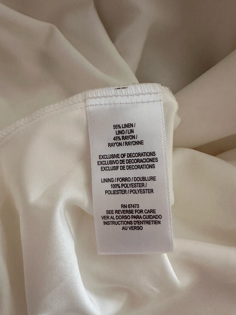 TAYLOR Ivory Tiered Linen Blend Midi Dress – Size 10 – NWT - Picture 7 of 15
